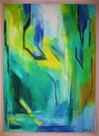 D54.Vandfaldet. 70x95 cm. 8.000 Kr.